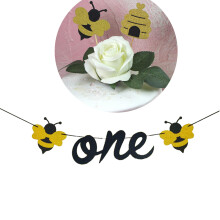 13 Banner Und Kuchen Toppers Set Wespenmotiv