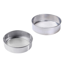 2Stk Edelstahl Mehlsiebe 60+40 Mesh Für Küche
