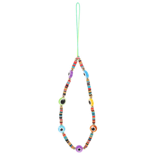Phone Charm Strap Polymer Clay Perlen Handgelenkband 1