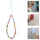 Phone Charm Strap Polymer Clay Perlen Handgelenkband 4