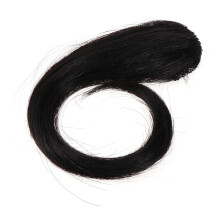 Bang Wig Echthaar-ähnliche Perücke Für (Schwarz, 25 Cm)
