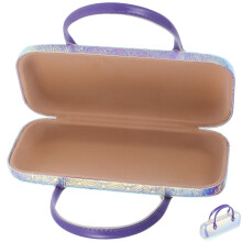 Lovely Cartoon Kinderbrille Box Faltbares PU Brillenetui Mit Muster