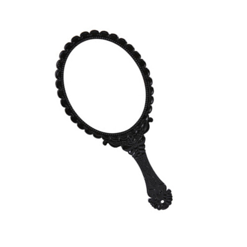 Creative Retro Make-up Spiegel Tragbar Schwarz 2