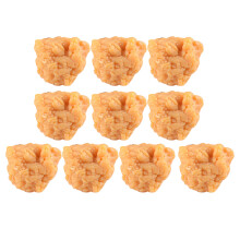 10Stück Simulierte Chicken Popcorn Gebratene Hähnchen-Nuggets Requisiten