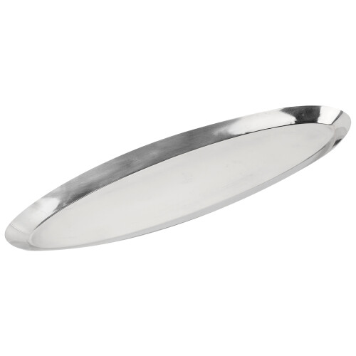 Fish Storage Plate Metall Oval Form Serving Tray 1