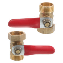 2Stk. Metall Kugelhahn 3/8 Zoll Kupfer Für Wasserleitung Gartenschlauch