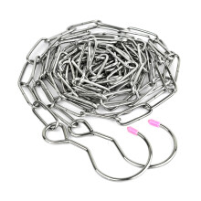 1St Wäschetrockner Silberkette 200 Cm Für Unterwegs