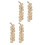 4St Kunstnierlook Knoflook Hangend Foam Decoratie Wit 8