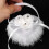 Wedding Ring Pillow Herzförmig Spitze Mit Griff 11