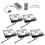 1Set 5Stk 12Cm RGB LED PC Lüfter Mit Controller 1