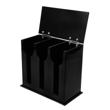 Besteckspender Küchenutensilien Organizer 3-Fächer Löffelspender