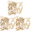 3 Sets Holz Alphabet Graffiti Unlackierte Basteln 4