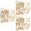 3 Sets Holz Alphabet Graffiti Unlackierte Basteln 8