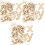 3 Sets Holz Alphabet Graffiti Unlackierte Basteln 5