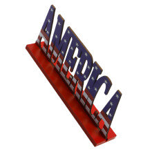 2Stück Amerikanisches Unabhängigkeitstag Glitzer Für Party