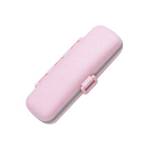 2Stk Gestaffelte Gitter Pillendose Kunststoff Pink Für Unterwegs