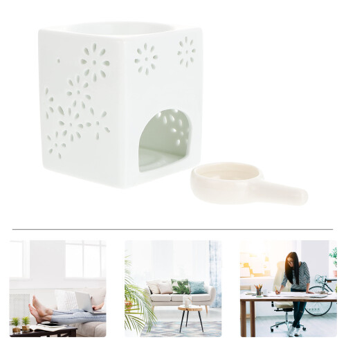 1 Set Keramik Aromabrenner Kerzenhalter Räucherstäbchen Diffusor 1