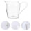 Glass Wasserkanne Hitzebeständiger Tee Spender 8