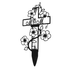 1 Set Gedenkstift Für Friedhof Eisen Grabmarkierer