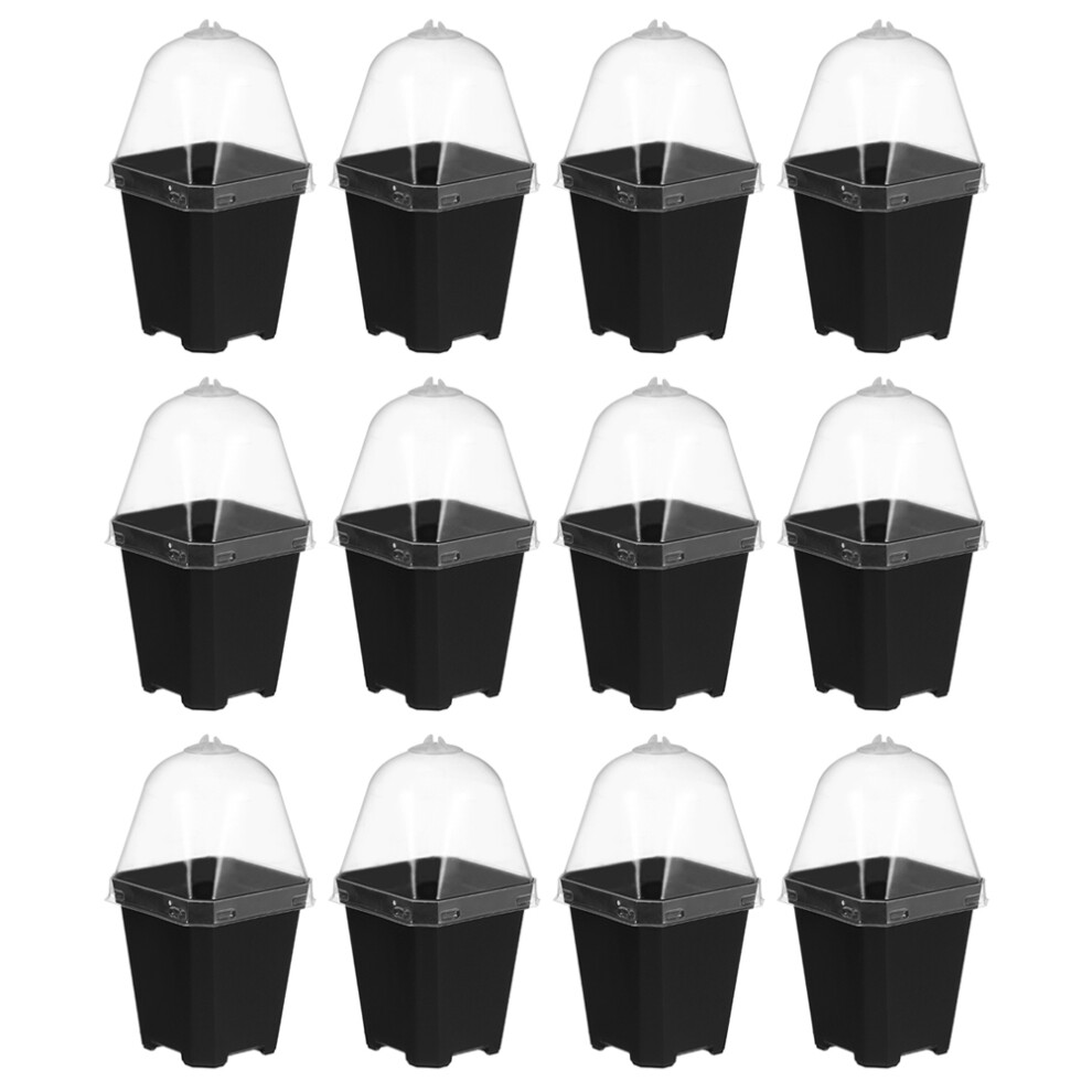 12 Sztuk Przeciwwilgociowe Pokrywy Do KwiatkóW KiełKująCych-image