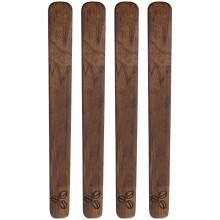 4Stk Holz Rührscheiben Wiederverwendbare Cocktailstäbchen Partyzubehör