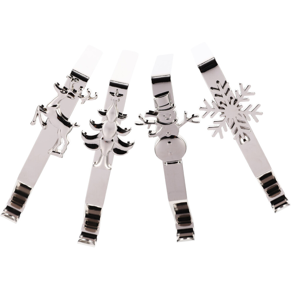 4 Sztuki Ozdobne Haki Z ŻElaza Na ŚWięTa Do Dekoracji Domu-image