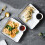 2Stk. Knödelplatte Sushi-Dip-Platte Keramik 8