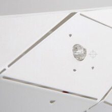 Geometrische Deckenleuchte Runde LED Innenlampe Mit Dimmfunktion 30 Cm