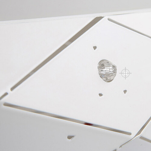 Geometrische Deckenleuchte Runde LED Innenlampe Mit Dimmfunktion 30 Cm