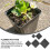 20St Untersetzer Mit Lochmuster Für Bonsai 8