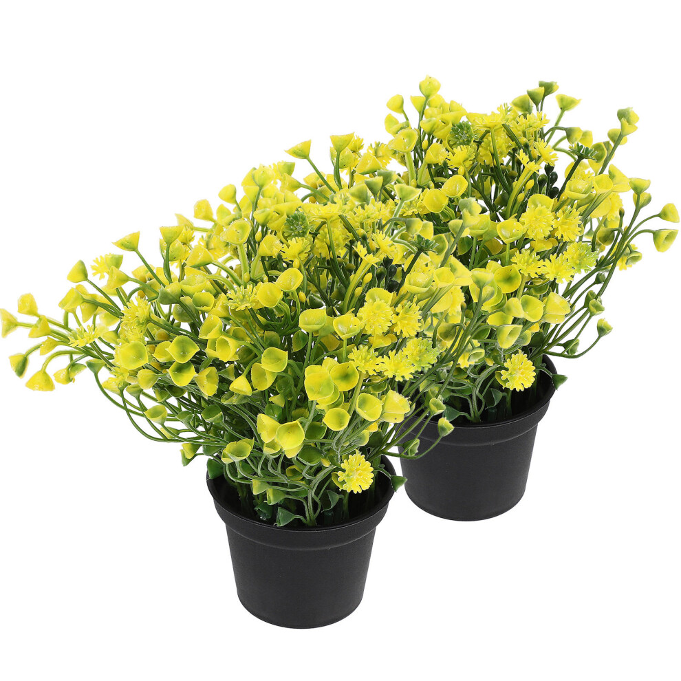 8 Sztuk Sztuczne RośLiny W Doniczce, Dekoracyjne FałSzywe Bonsai-image