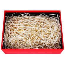 1 Packung Papierschnitzel Für Geschenkdekoration, 200g Mit Metallfäden