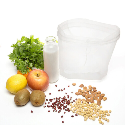 5 Sojamilch Filterbeutel Premium Wiederverwendbar Groß 30x30 Cm 2