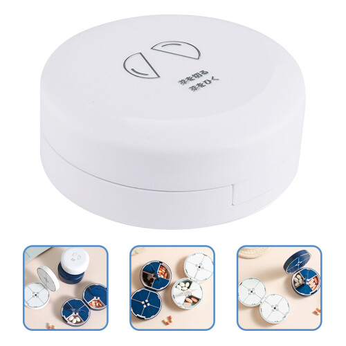 Pillenorganizer Mit Fächern Doppelschichtige -Pillendose 1
