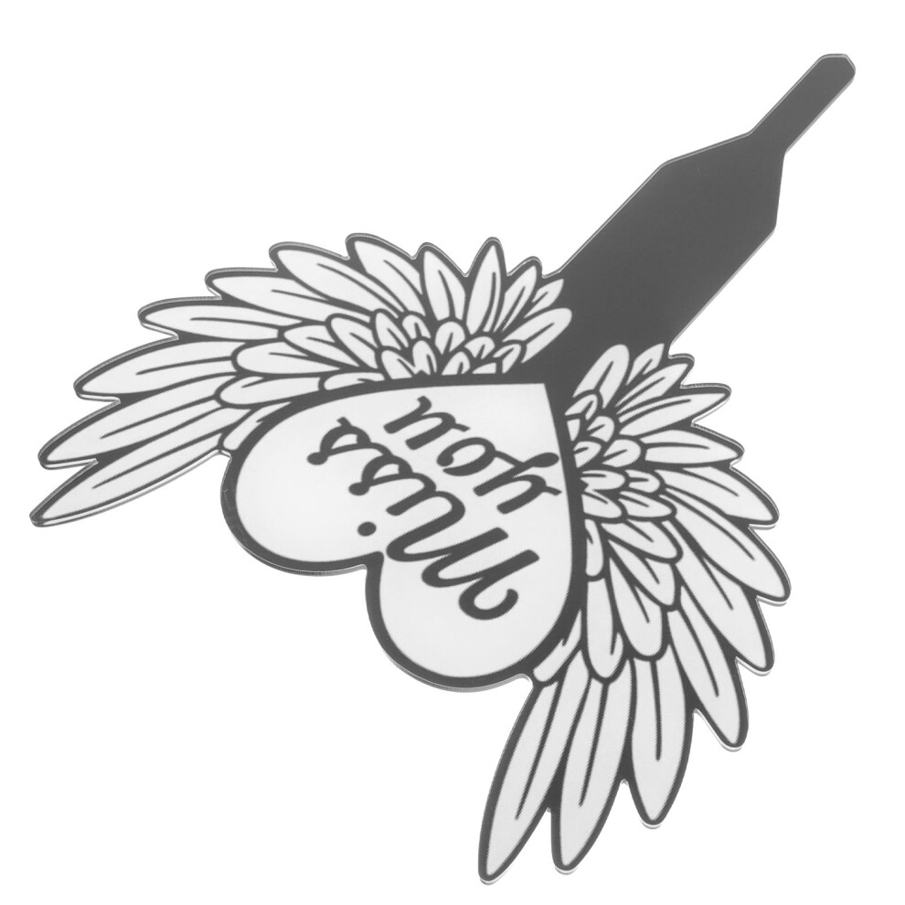 Wing Garden Stake Grobowiec Cmentarny Ozdoba PamiąTkowy Krzyż GróB-image