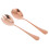 2 Sets Salatbesteck Mit Ergonomischem Löffel Gabel 2