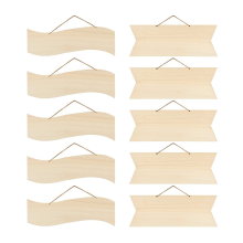 30 Unbearbeitete Holzplakette Bastelmaterial Wanddekoration