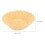1Pc Khaki Plastic Rattan Woven Basket for Fruit Snacks Storage 2