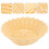 1Pc Khaki Plastic Rattan Woven Basket for Fruit Snacks Storage 8