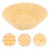 1Pc Khaki Plastic Rattan Woven Basket for Fruit Snacks Storage 11