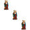 3Stk Figurine Jesus Statuette Harz 11
