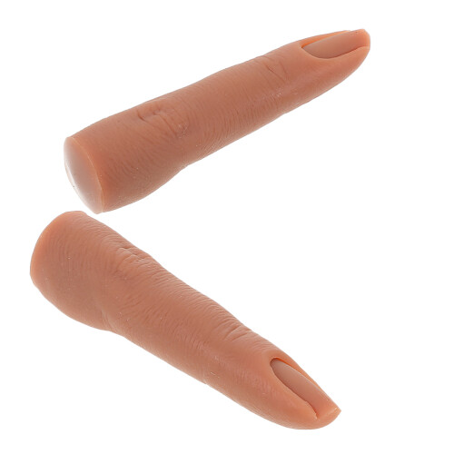 2Stk. Silikon Hand-Mannequin Für Nagelübung, Magnetisch