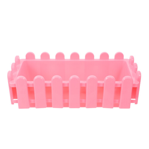 Double-Layer Fence Kunststoff Grün Pink