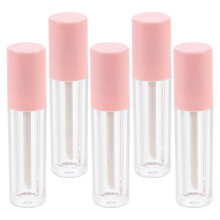 5St Roze Lippenbalsem Tubes ABS Herbruikbaar Mini Voor