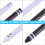 2Pcs Universal Silicone Stylus Digital Pen for Tablet Assorted Colors 11