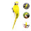 1St Gestalteter Gartenschaum-Makawevogel Künstliche Deko 5