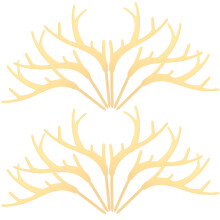 20St Antler Cupcake Toppers Weihnachten Cake Picks Dessert