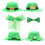 Mini Grüne Shamrock Hüte Topper Dekorativ 1