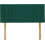 (King Green) 5ft Plush Velvet Padded Lined Headboard 1