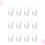 25Stk Mini Dessertbecher Transparent Für Pudding Mousse Zu Hause 9